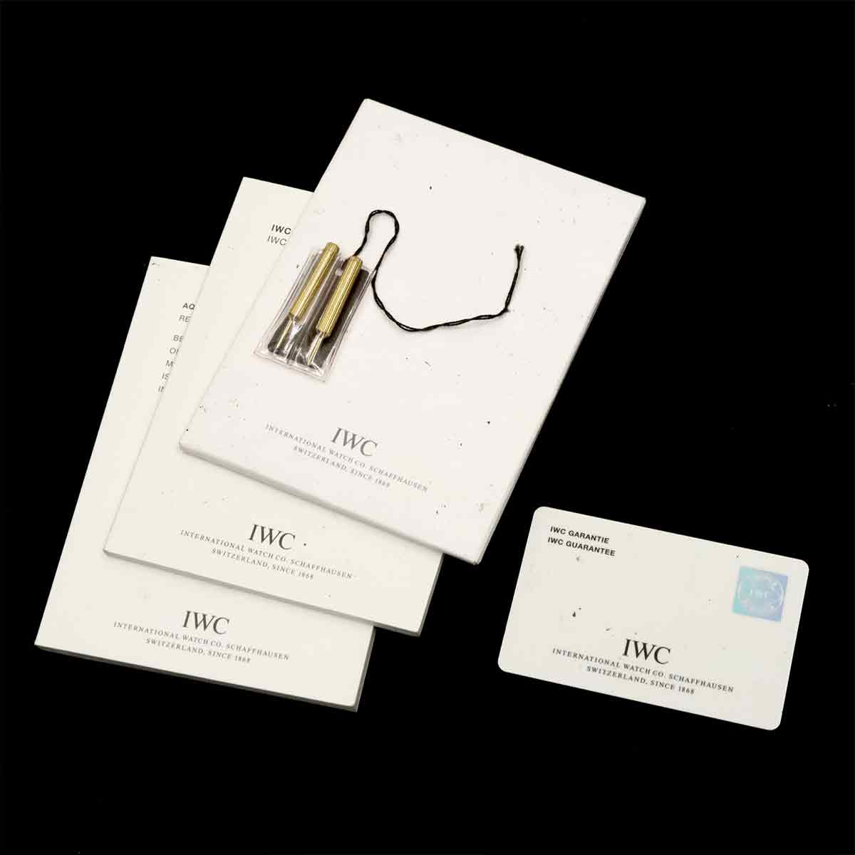 Aquatimer Chronograph IW371933 Automatic Black Dial Mens Watch