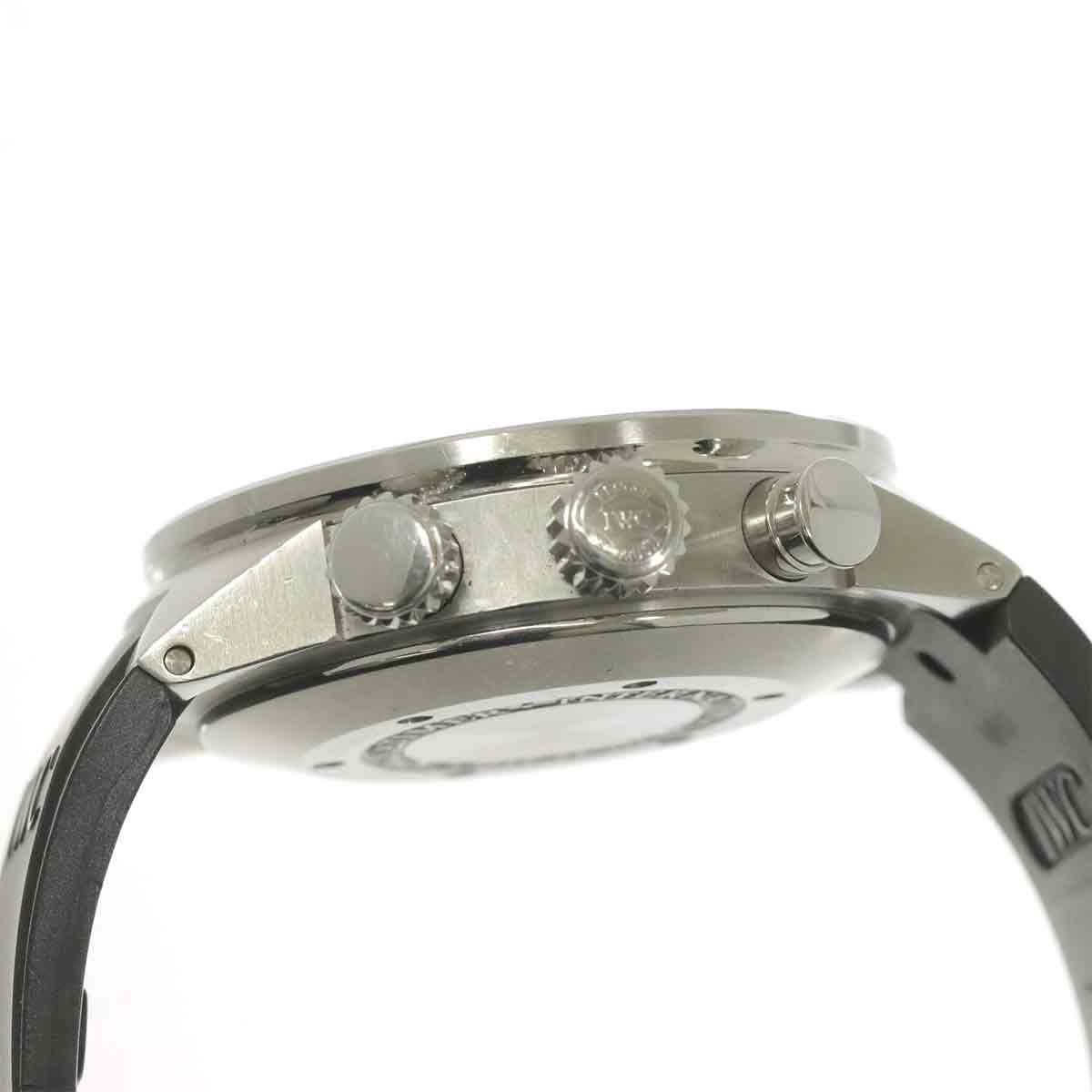 Aquatimer Chronograph IW371933 Automatic Black Dial Mens Watch