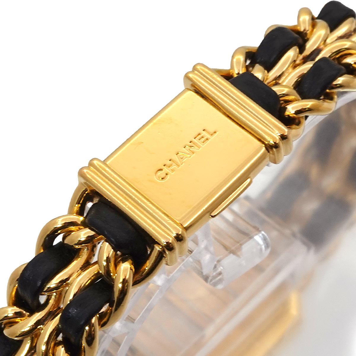 Premiere Size L H0001 Vintage Quartz Black Dial Ladies Watch