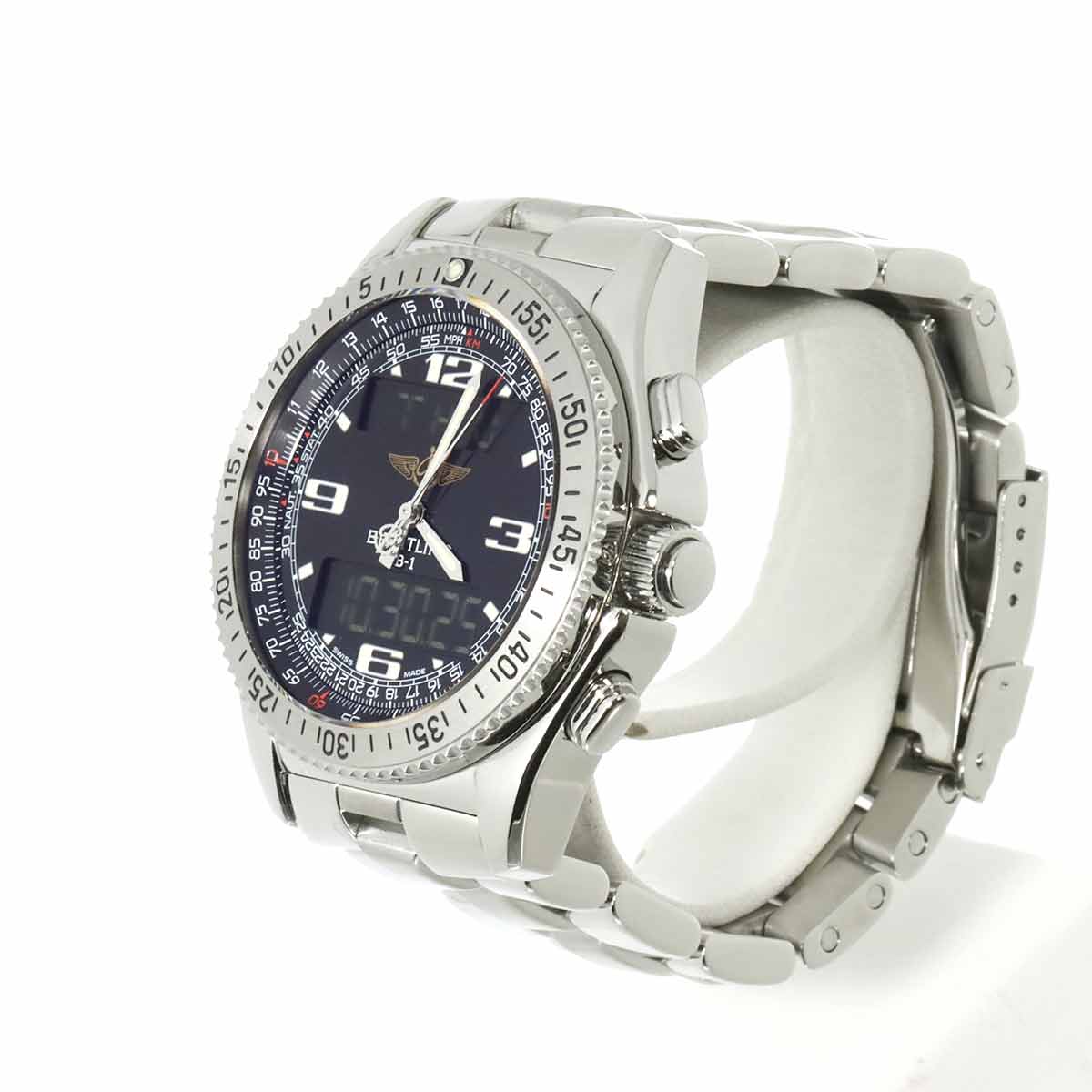 B-1 A68362 Quartz Black Dial Mens Watch