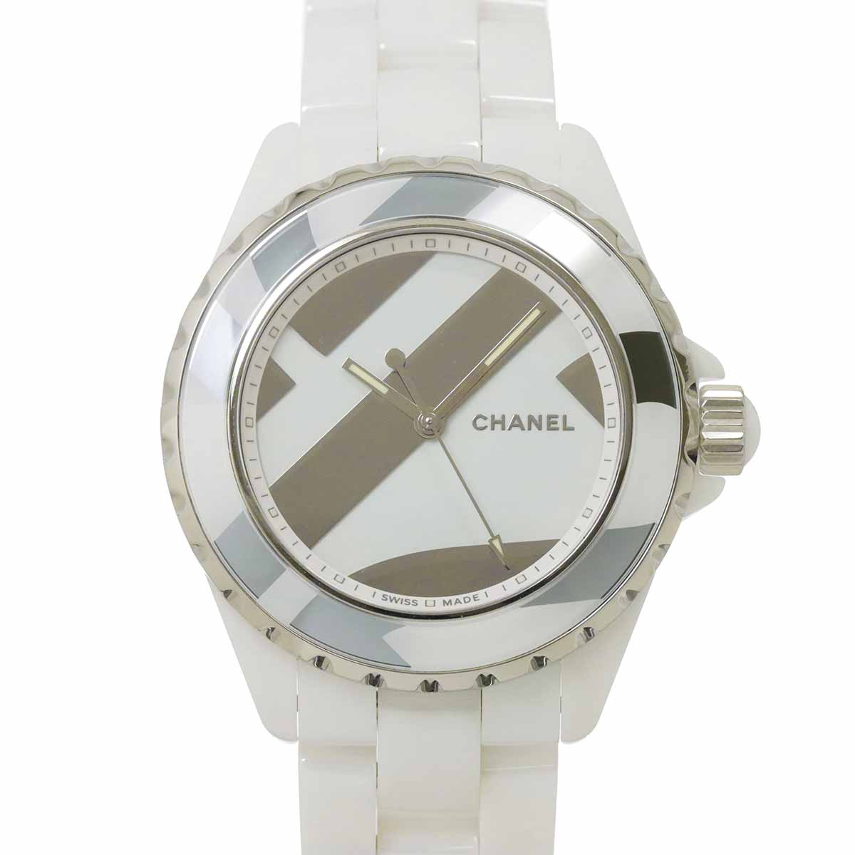 J12 Untitled 38mm H5582 Limited Automatic White Dial Mens