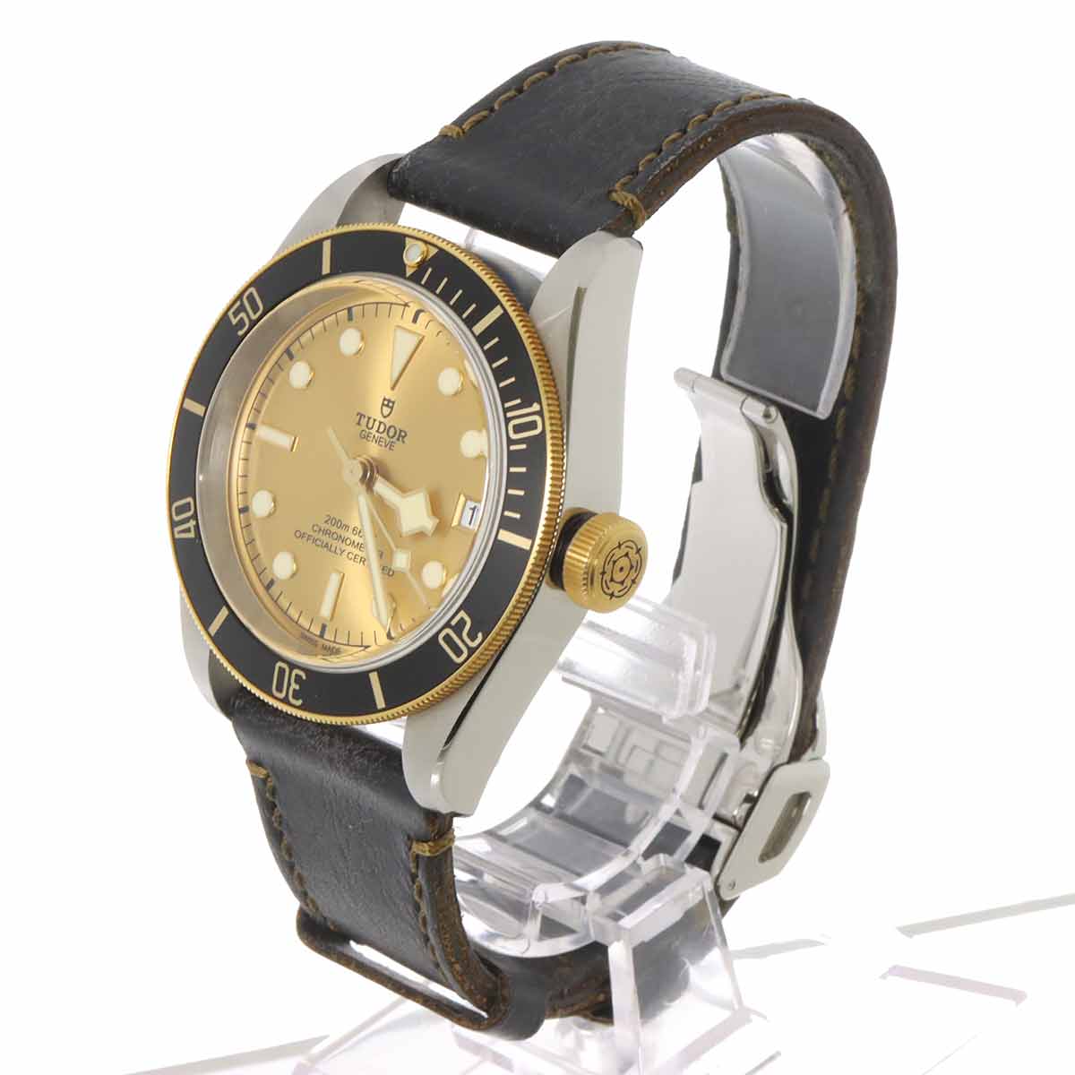 Heritage Black Bay 79733N Automatic Gold Dial Mens Watch