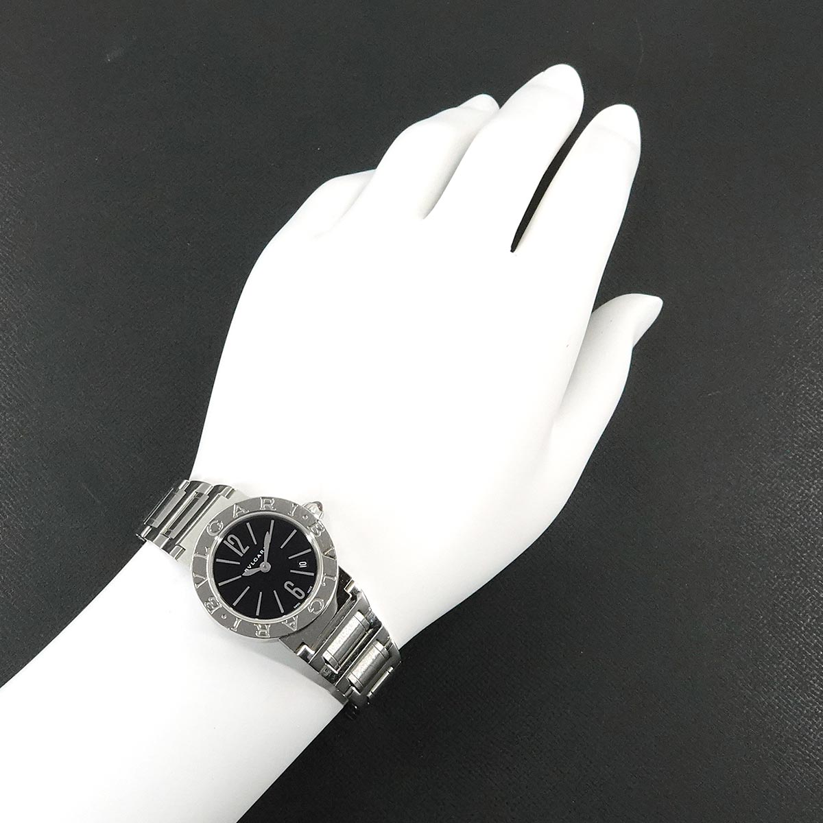 BVLGARIBVLGARI BBL26S Date Quartz Black Dial Ladies Watch