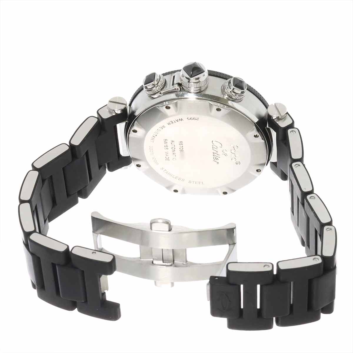 Pasha Chronograph W31088U2 Automatic Black Dial Mens