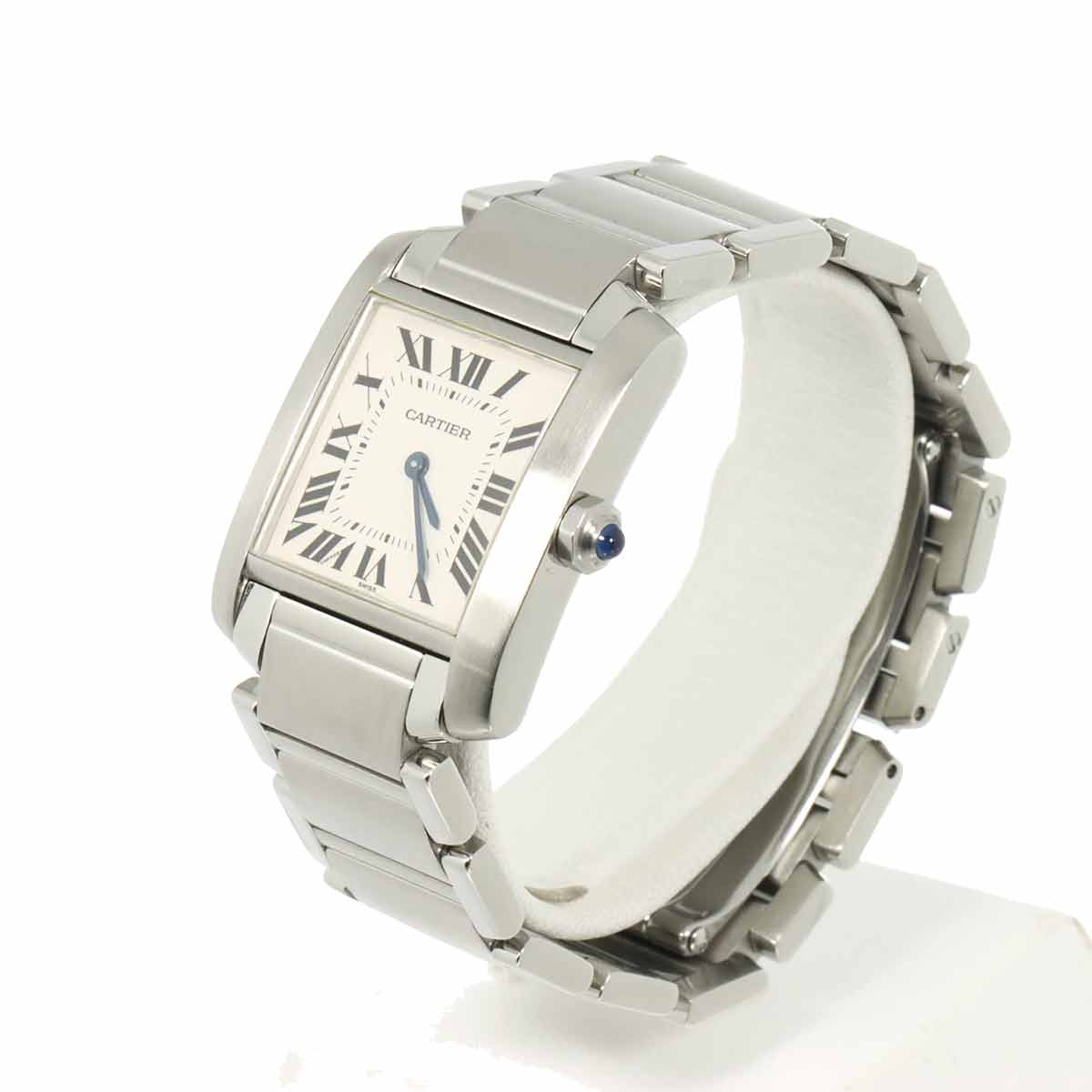 Tank Francaise MM W51003Q3 Quartz Cream Dial Boys Watch