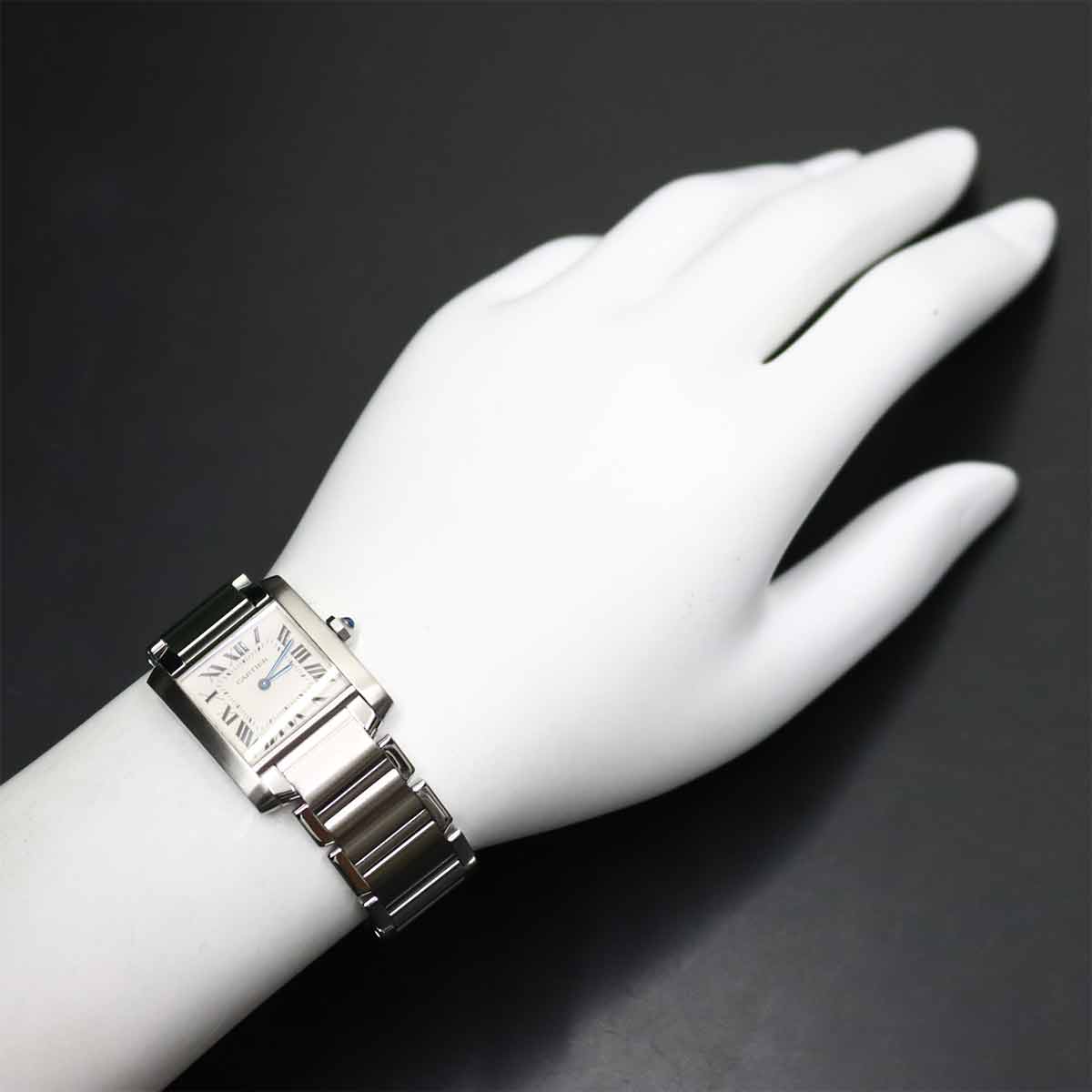 Tank Francaise MM W51003Q3 Quartz Cream Dial Boys Watch