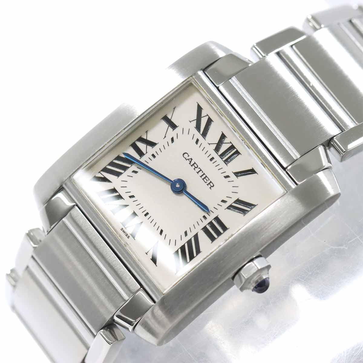 Tank Francaise MM W51003Q3 Quartz Cream Dial Boys Watch