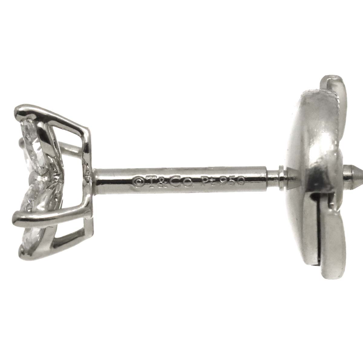 Victoria Diamond Mini Earrings Pierced Pt Platinum