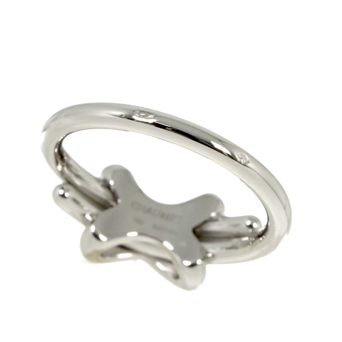 Jeux de Liens Diamond Ring 18K White Gold 750 size49 4.75-5(US)