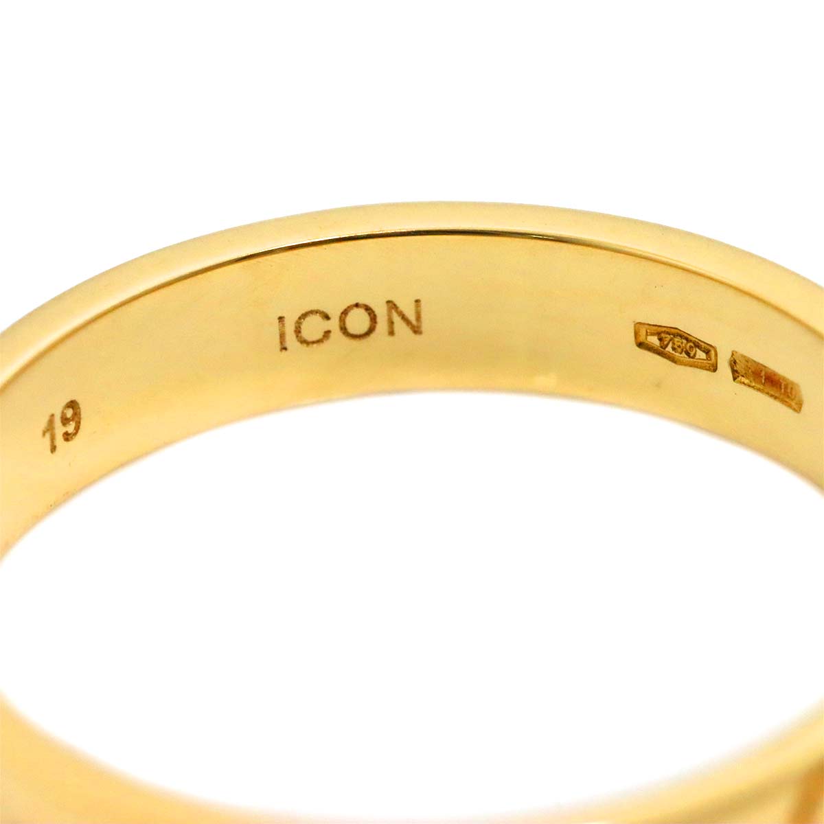 Icon Ring 18K Yellow Gold 750 Size19 8.25-8.75(US)