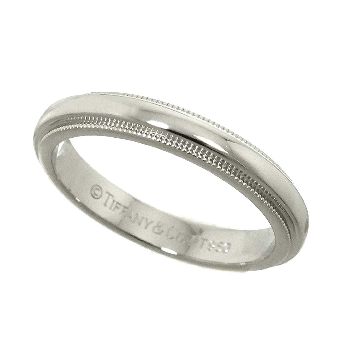 Milgrain Band Ring Pt Platinum Size4.75-5(US)