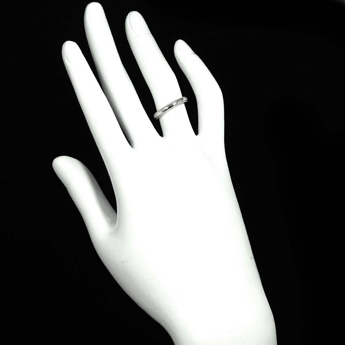 Milgrain Band Ring Pt Platinum Size4.75-5(US)