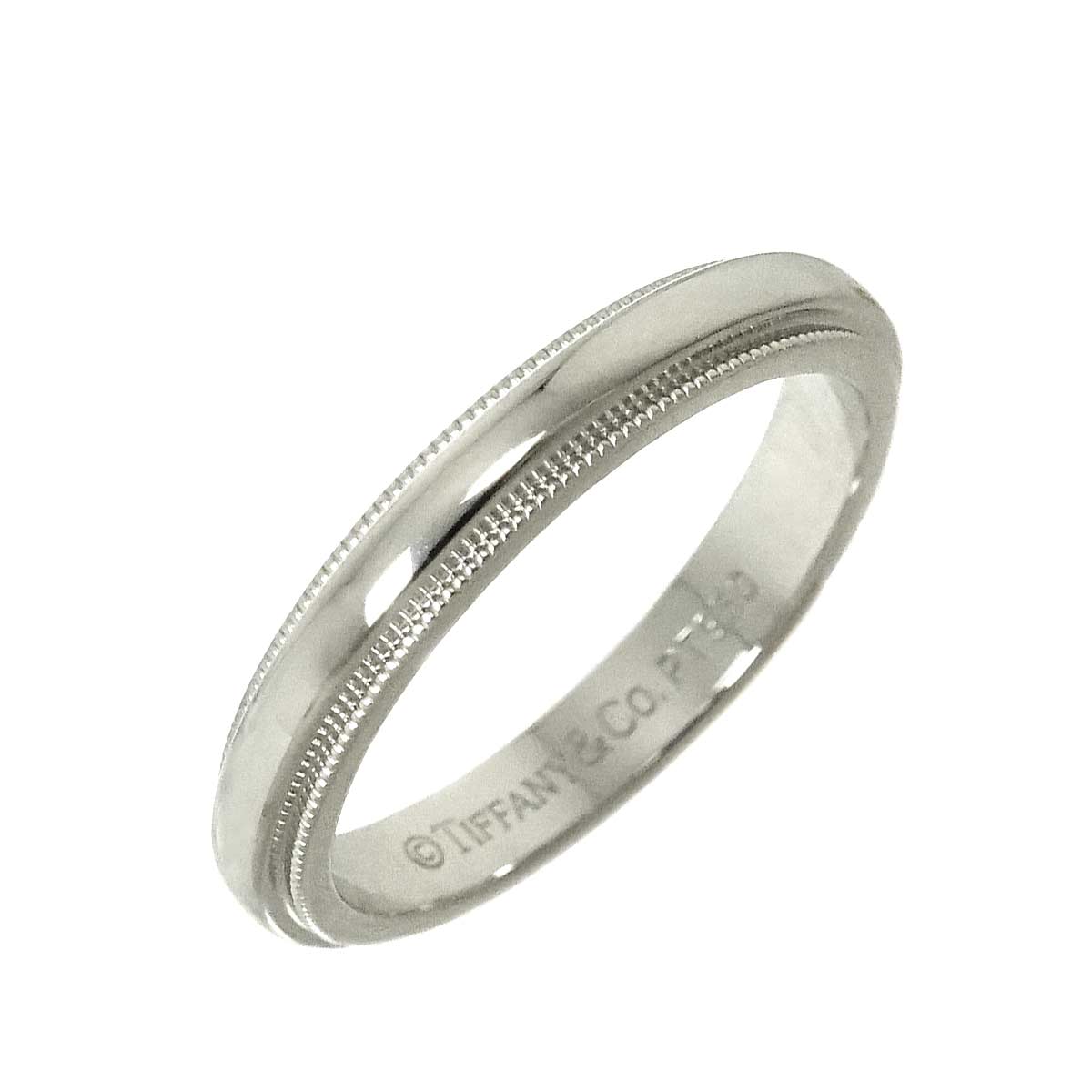 Milgrain Band Ring Pt Platinum Size4.75-5(US)