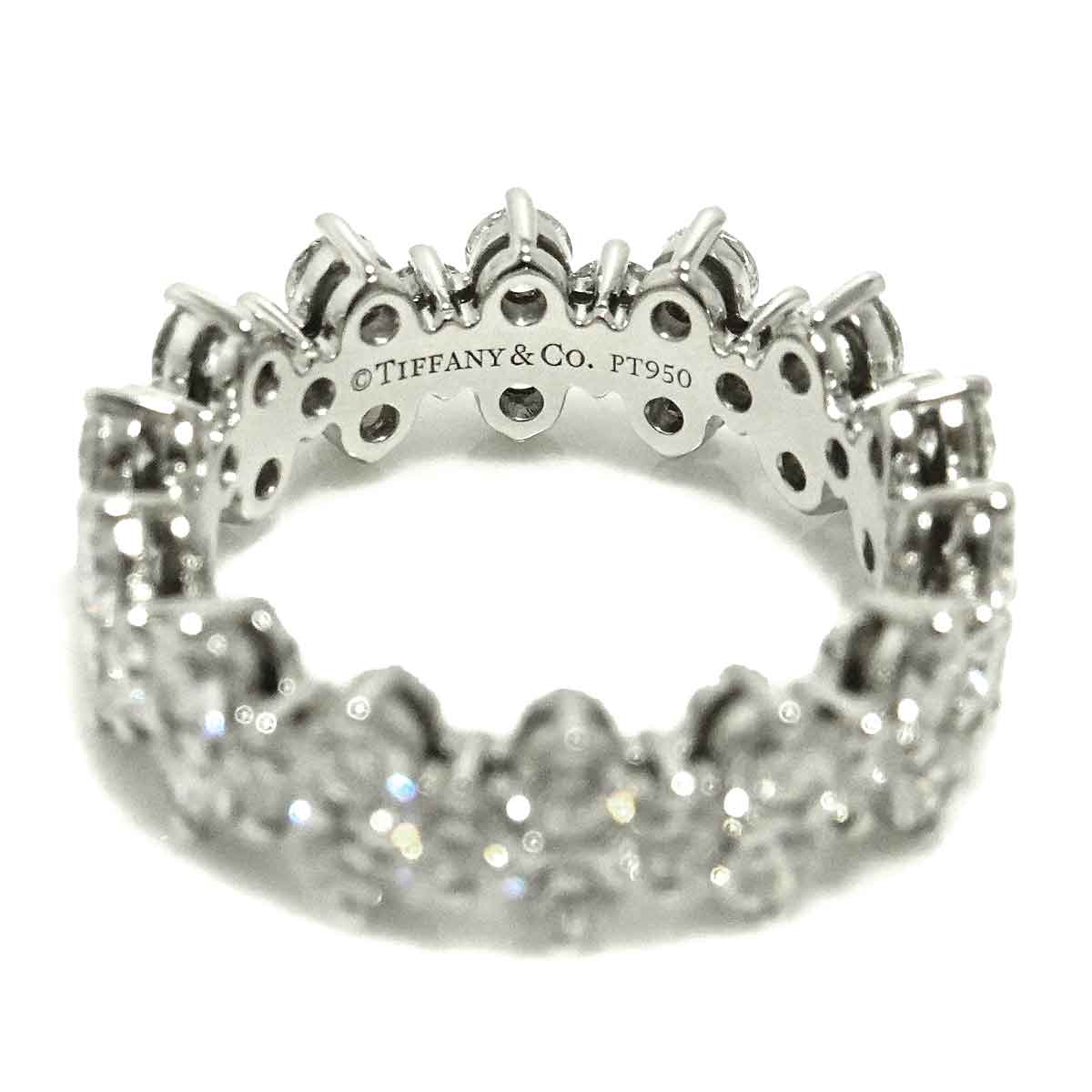 Aria Full Diamond Ring Platinum size4.5(US)