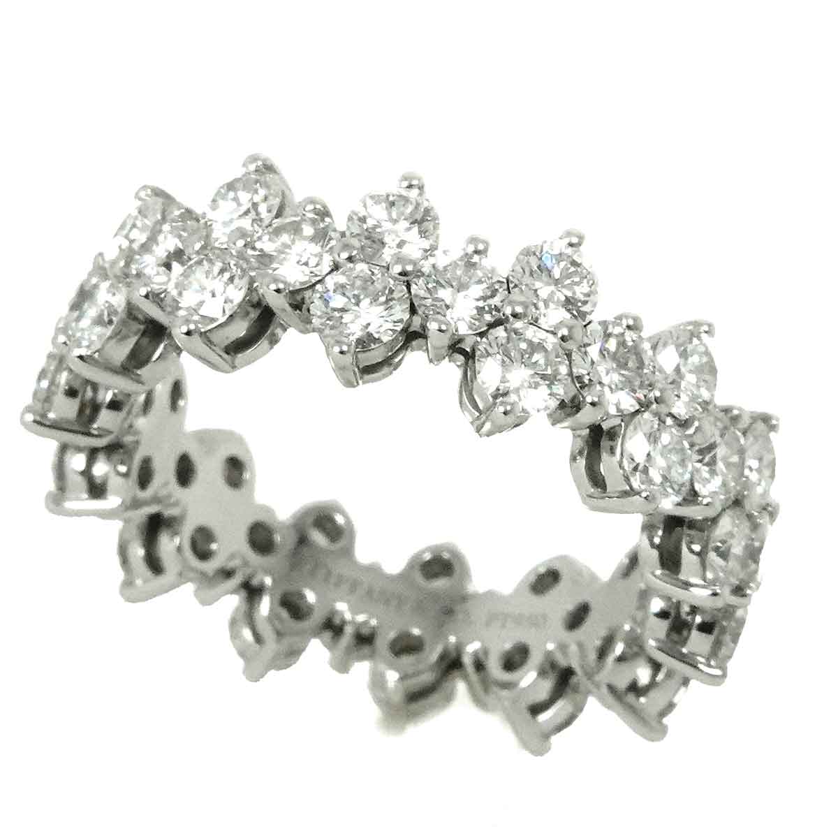 Aria Full Diamond Ring Platinum size4.5(US)