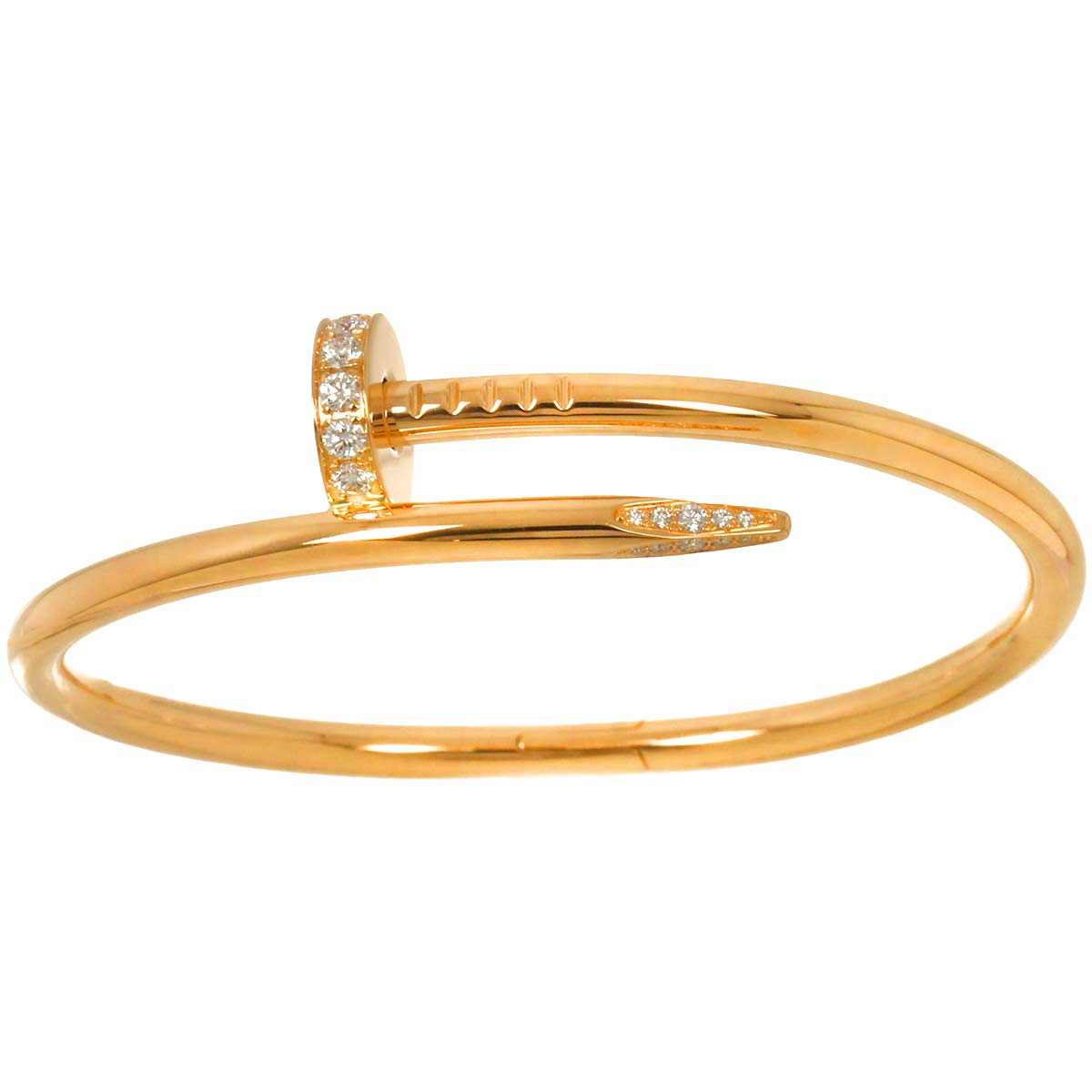 Juste Un Clou Bracelet Diamond 18K Pink Gold 750 size15