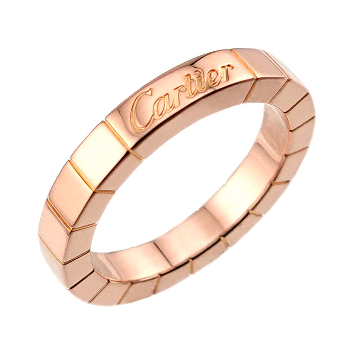 Laniere Ring 18K Pink Gold 750 Size48 4.5(US)