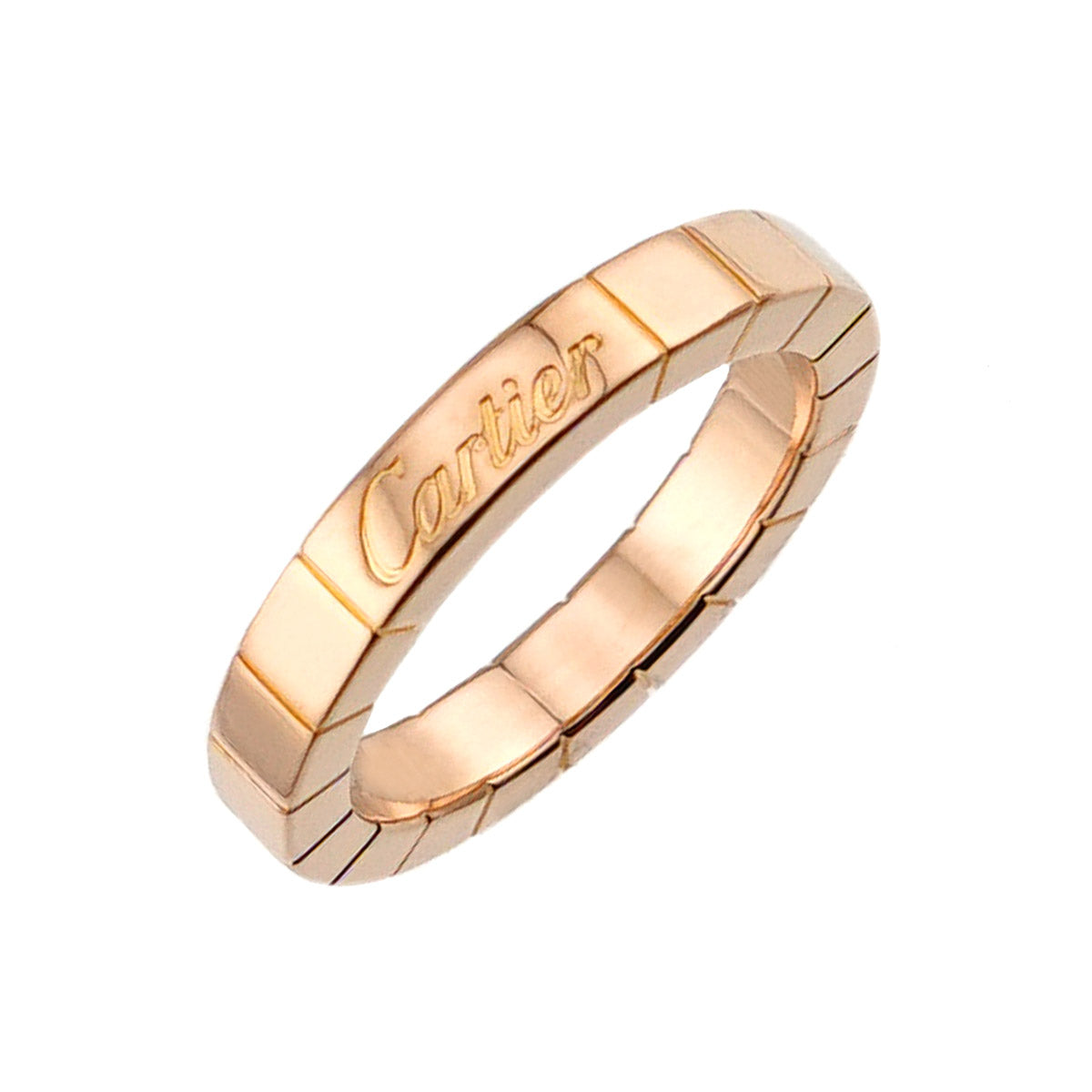 Laniere Ring 18K Pink Gold 750 Size48 4.5(US)