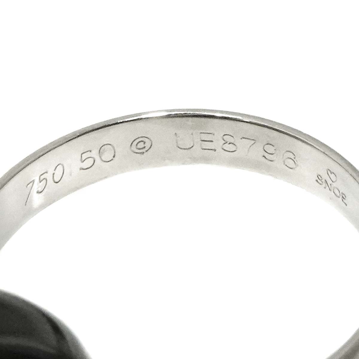 Trinity MM Ceramic Ring K18 WG 750 size50 5.25(US)