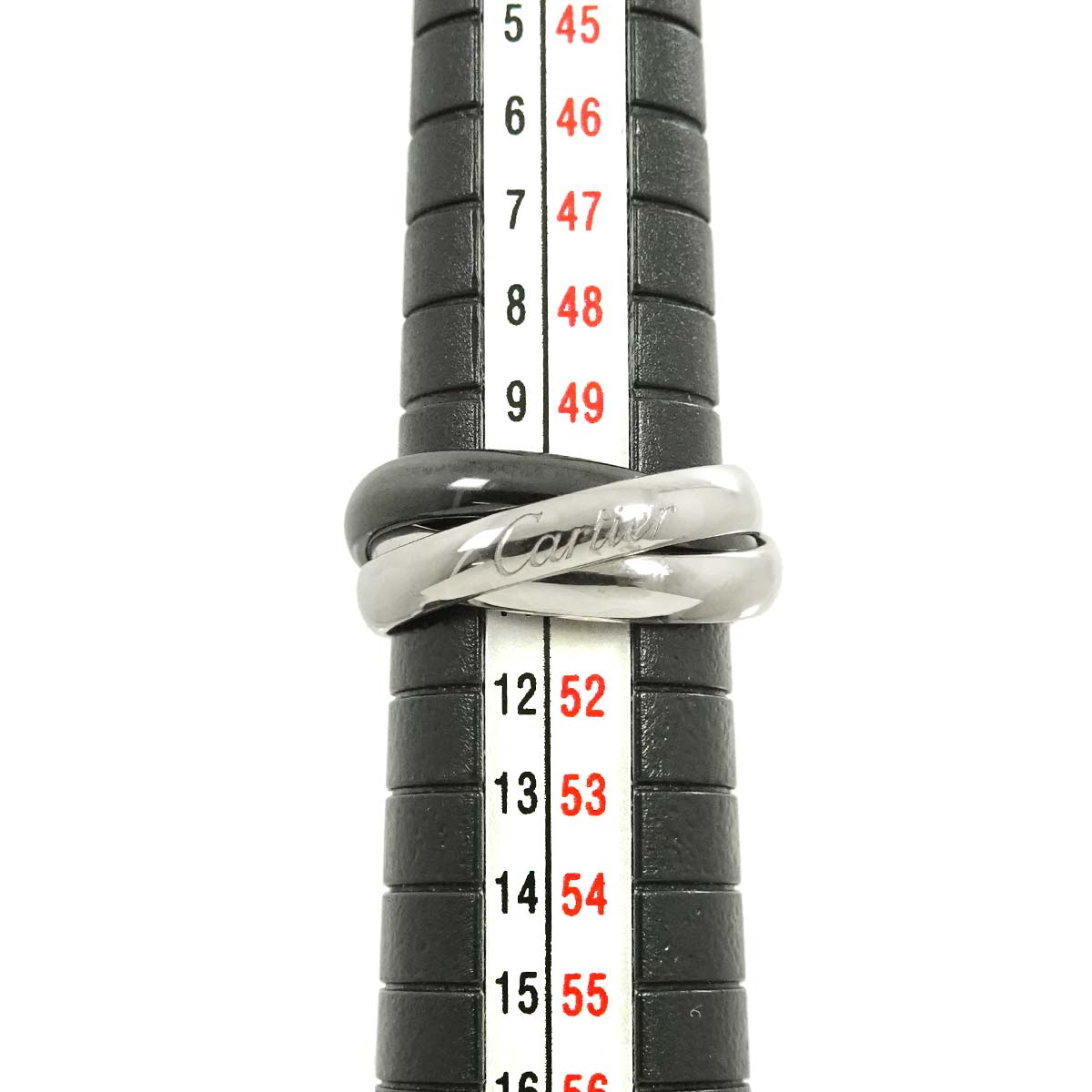 Trinity MM Ceramic Ring K18 WG 750 size50 5.25(US)