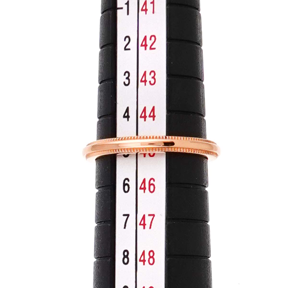 Milgrain Ring 18K Pink Gold 750 Size3.25(US)