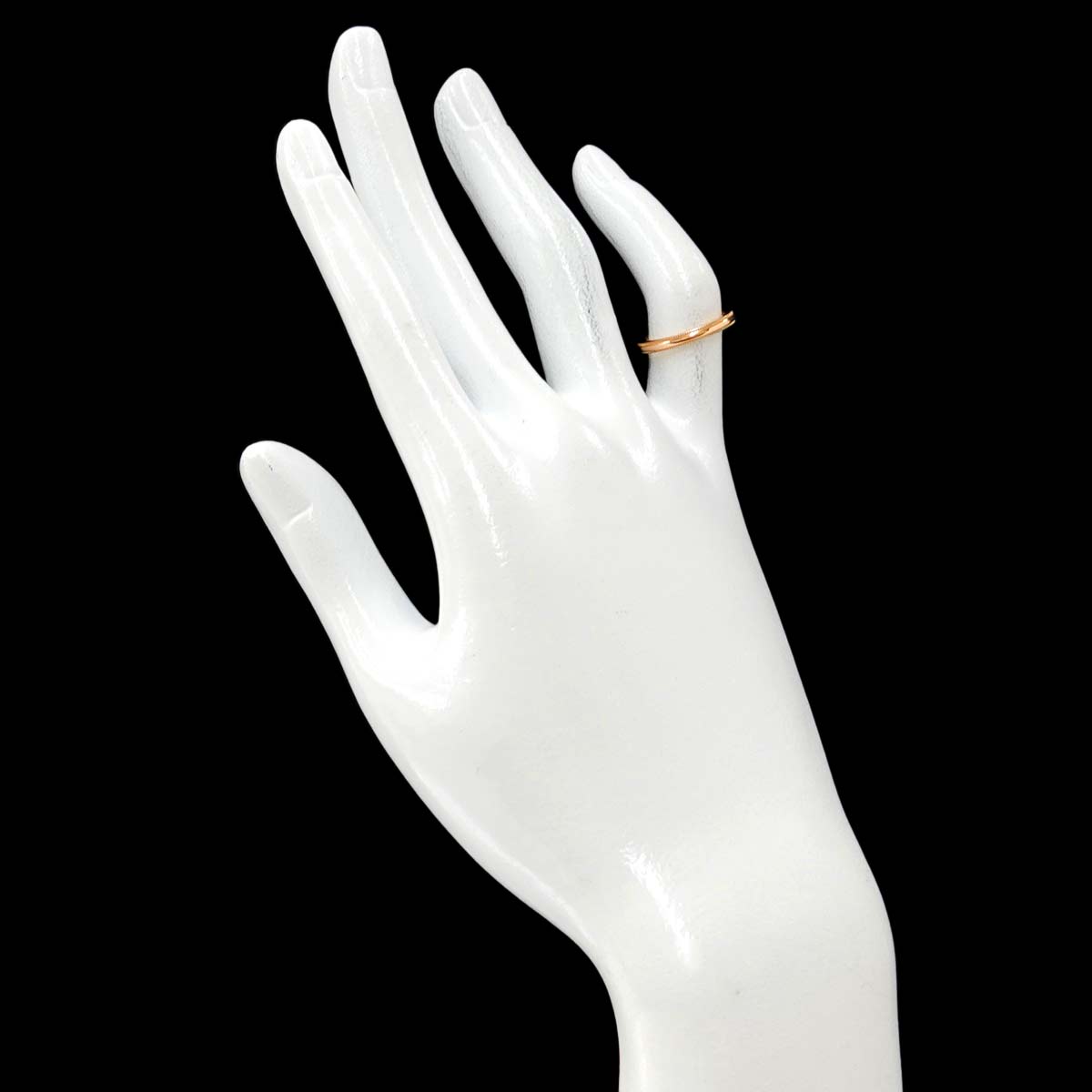 Milgrain Ring 18K Pink Gold 750 Size3.25(US)