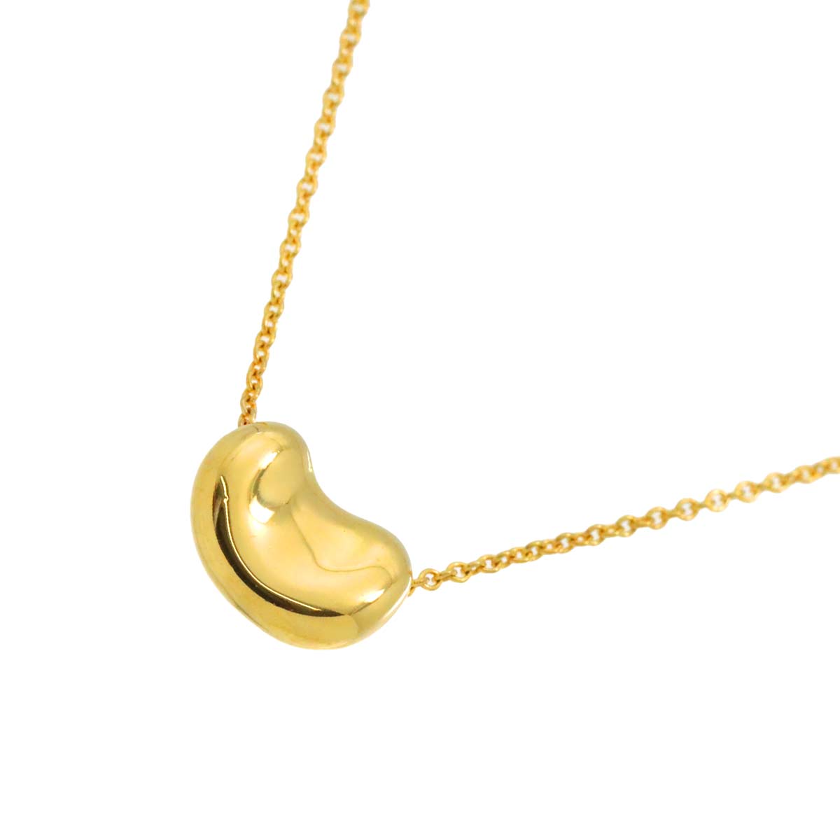 Bean Necklace 18K Yellow Gold 750