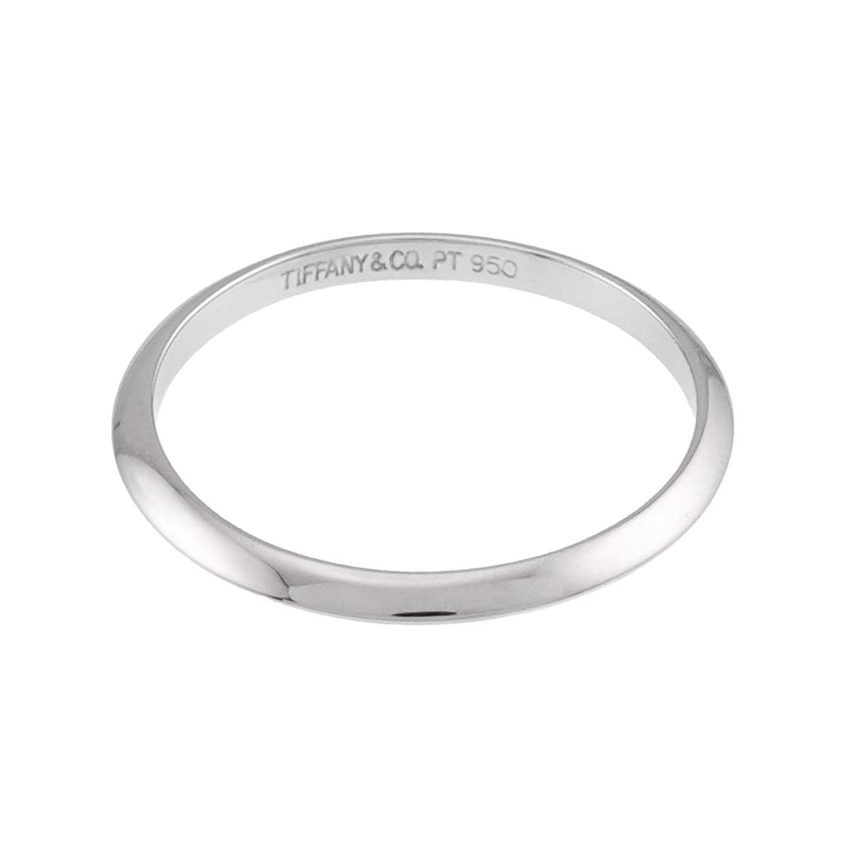 Band Ring Pt Platinum Size7.75-8(US)