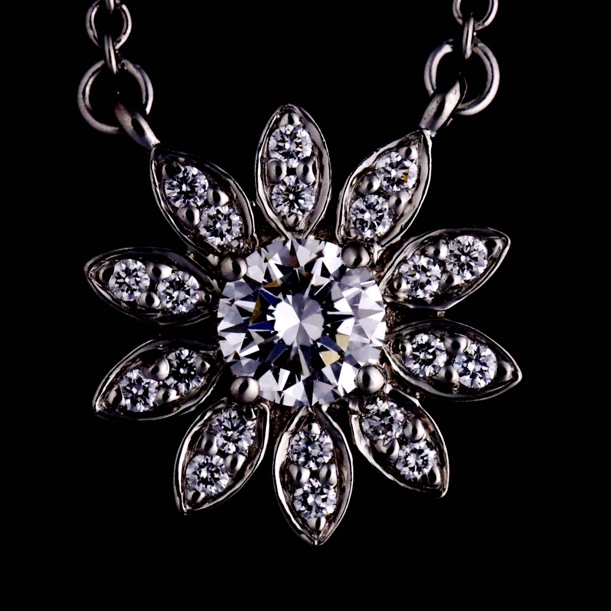 Diamond Necklace Pt Platinum