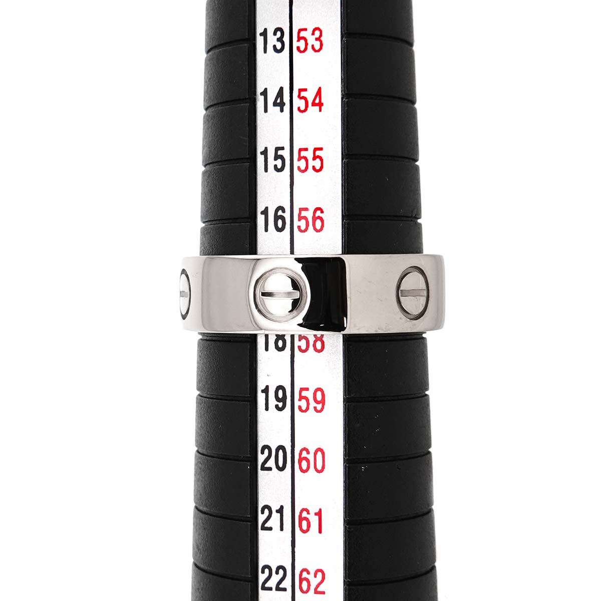 Love Ring 18K White Gold 750 size58 7.75-8(US)