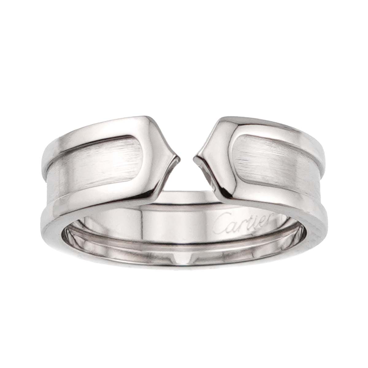 C2 2C Ring 18K White Gold 750 size58 8-8.25(US)