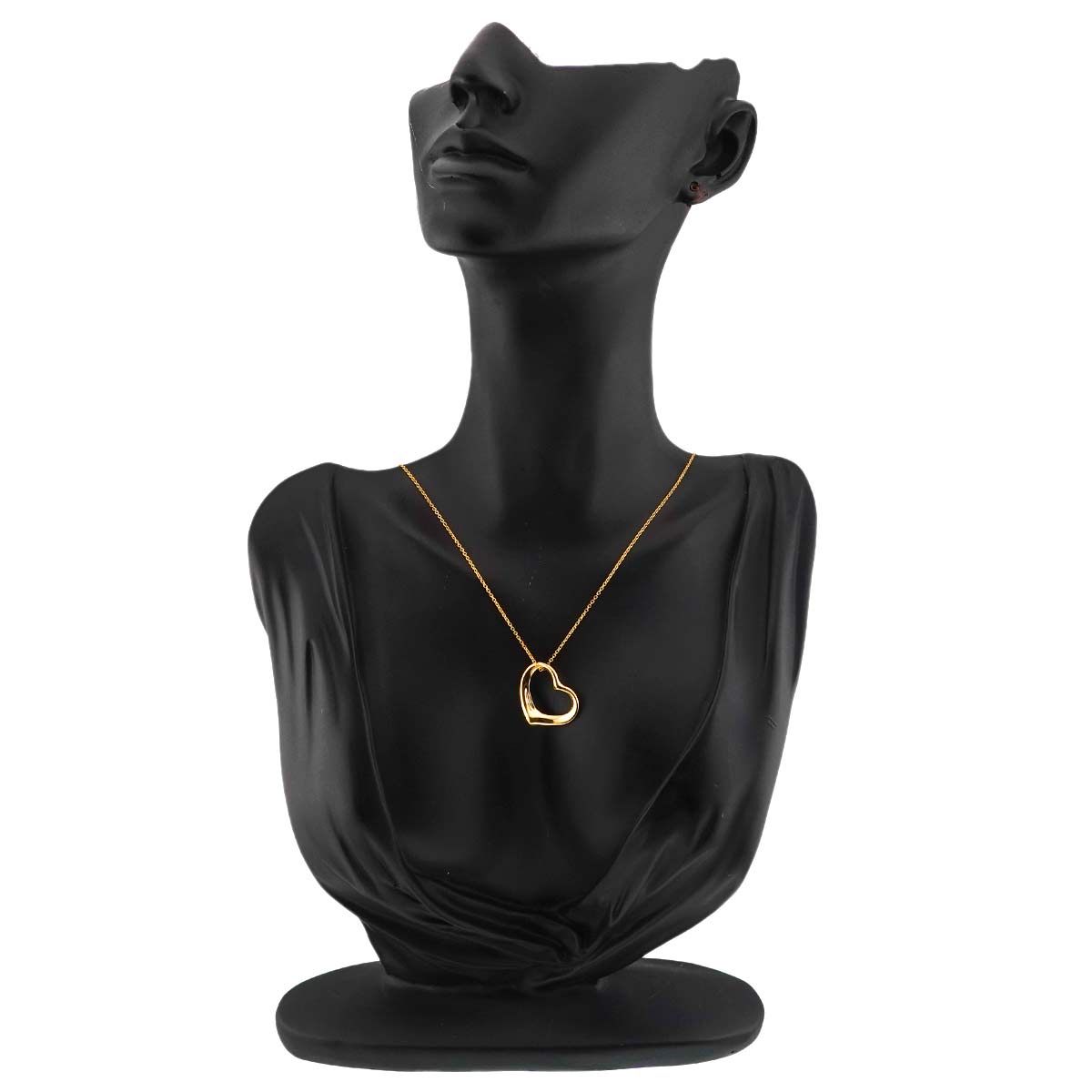 Open Heart Necklace 18K Yellow Gold 750