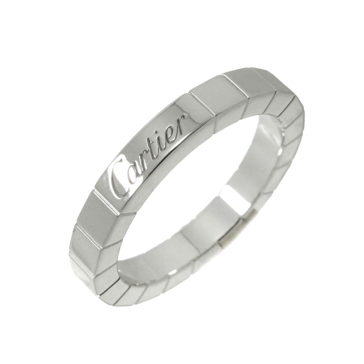 Laniere Ring 18K White Gold 750 Size50 5.25(US)