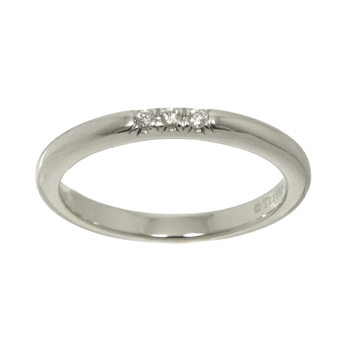 Forever Band Diamond Ring Platinum size3.25(US)