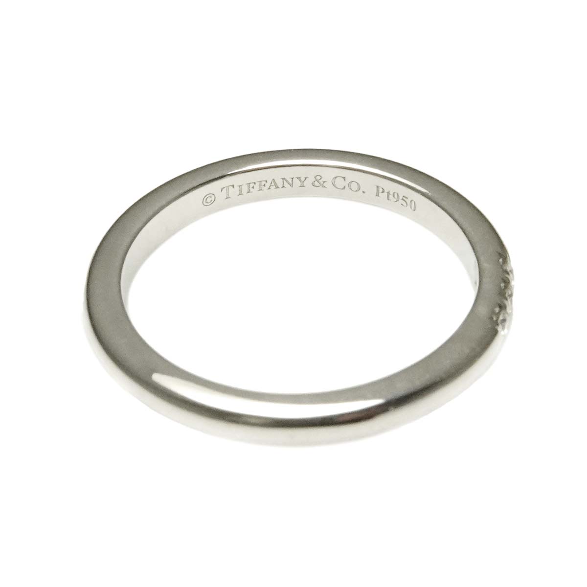 Forever Band Diamond Ring Platinum size3.25(US)