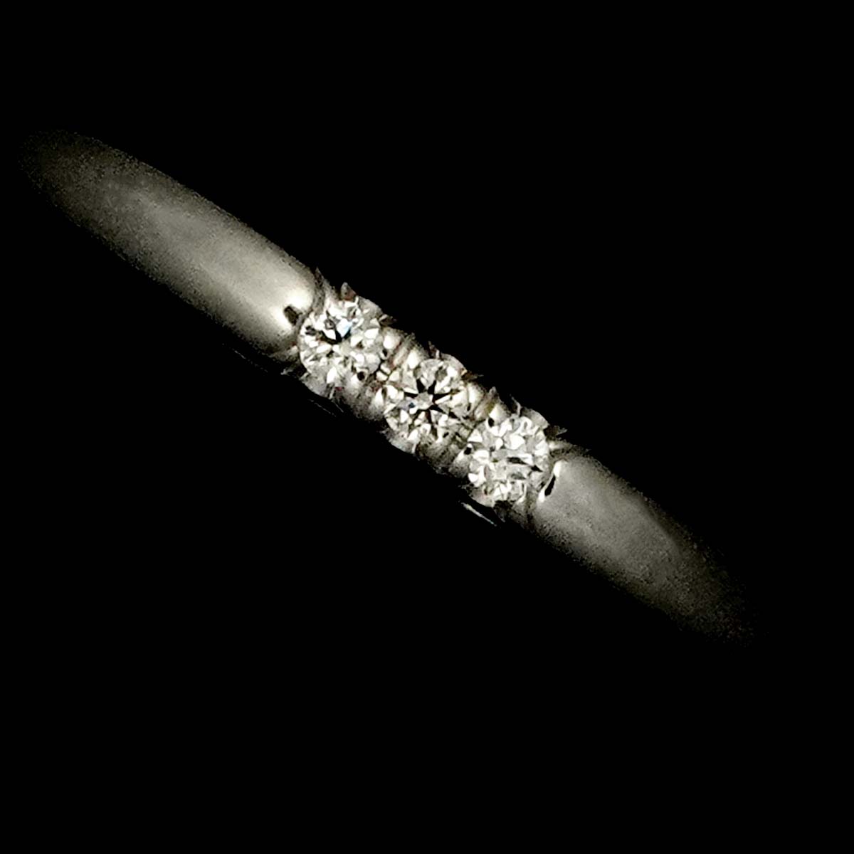 Forever Band Diamond Ring Platinum size3.25(US)