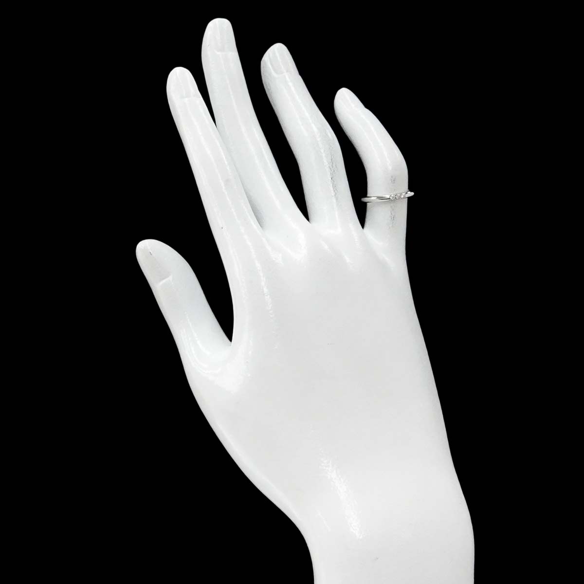 Forever Band Diamond Ring Platinum size3.25(US)