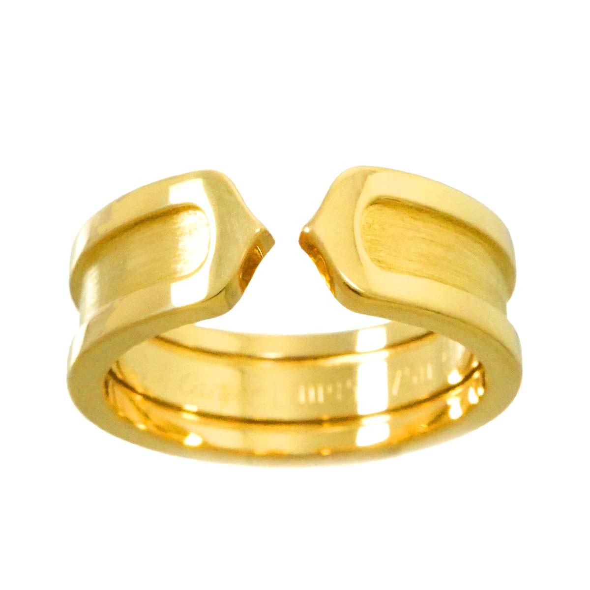 C2 Logo Ring 18K YG 750 size53 6-6.25(US)