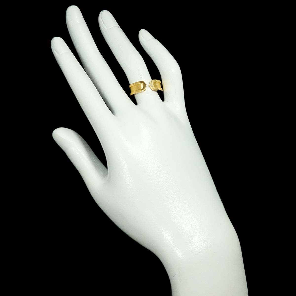 C2 Logo Ring 18K YG 750 size53 6-6.25(US)