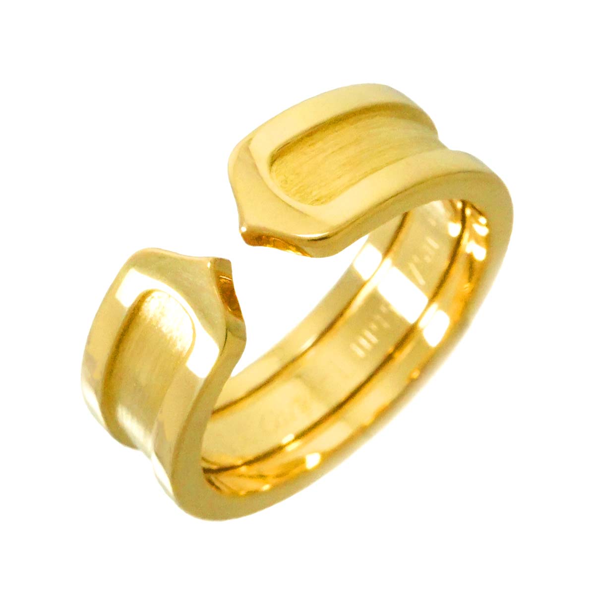 C2 Logo Ring 18K YG 750 size53 6-6.25(US)