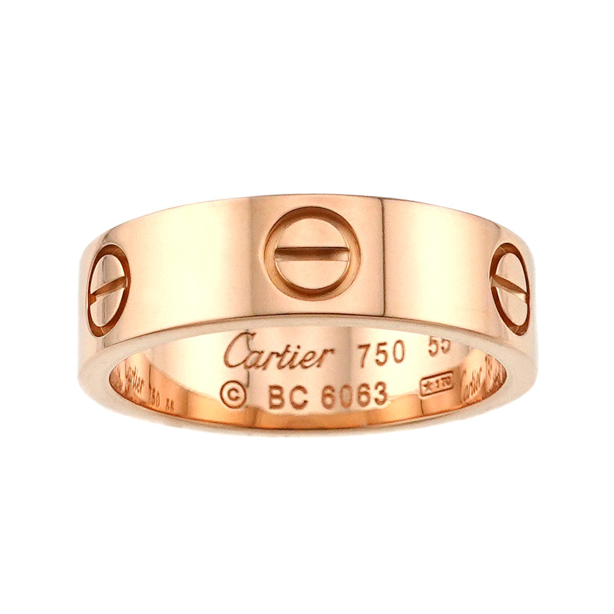 Love Ring 18K Pink Gold 750 size55 6.75(US)