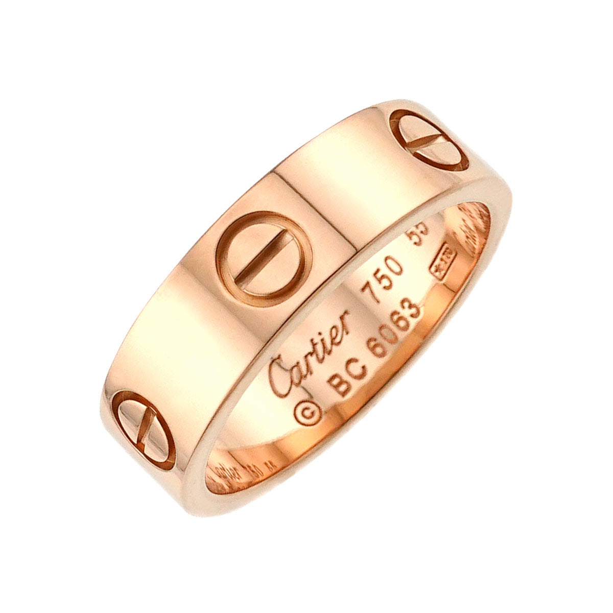 Love Ring 18K Pink Gold 750 size55 6.75(US)