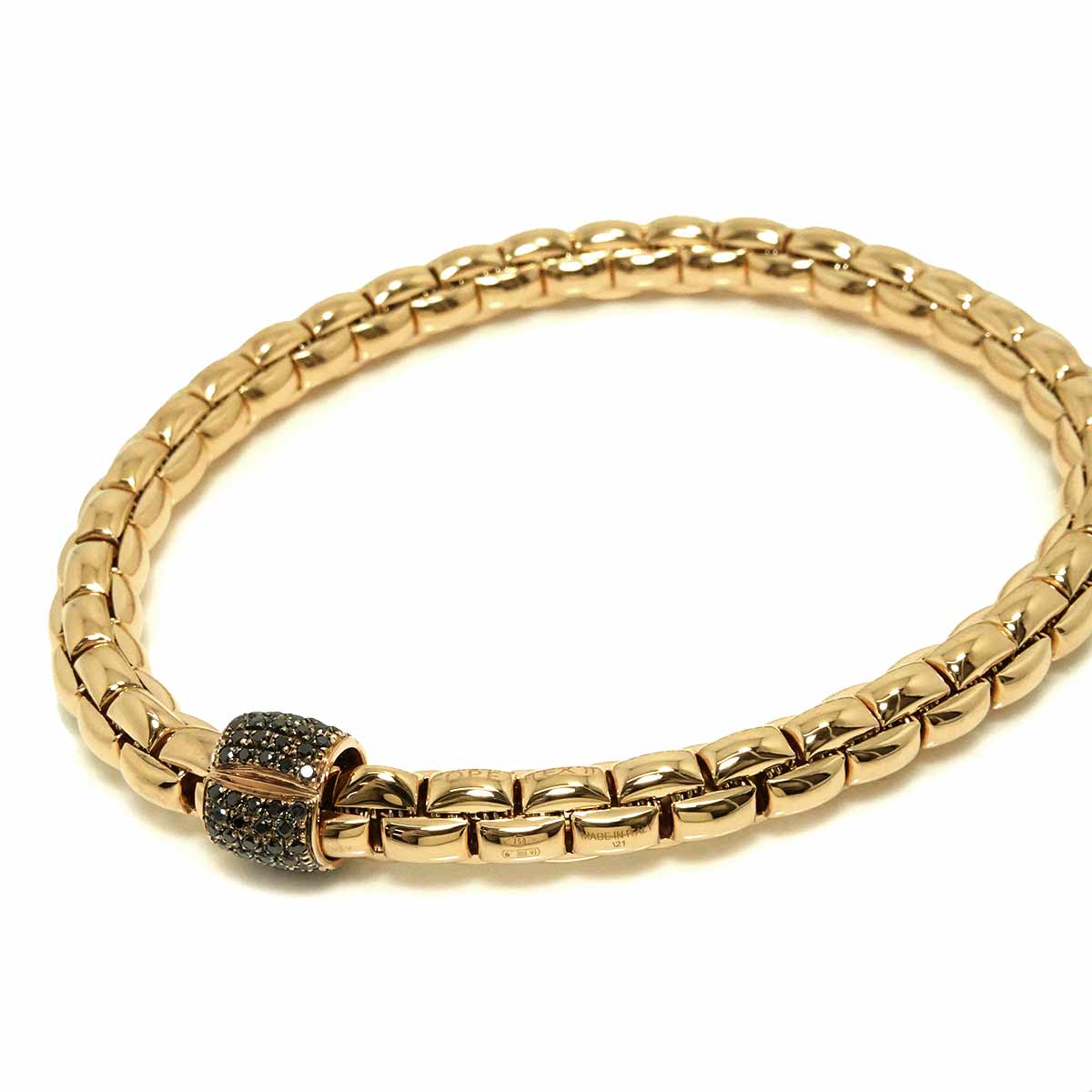 FOPE Black Diamond 0.49ct Bracelet 18K PG 750 90293912