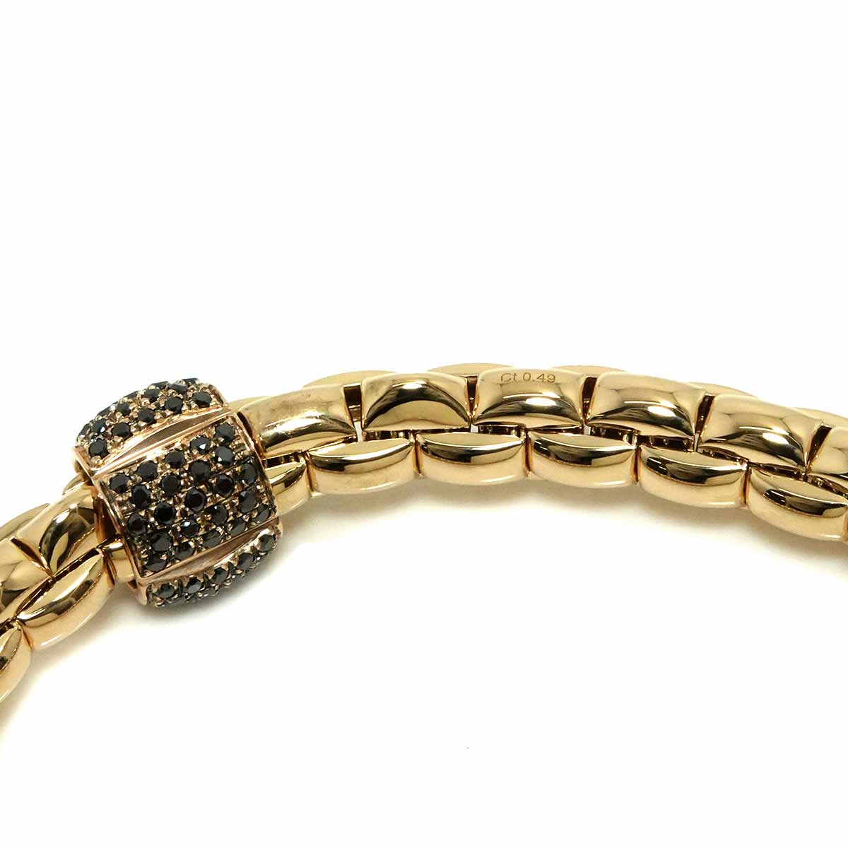 FOPE Black Diamond 0.49ct Bracelet 18K PG 750 90293912