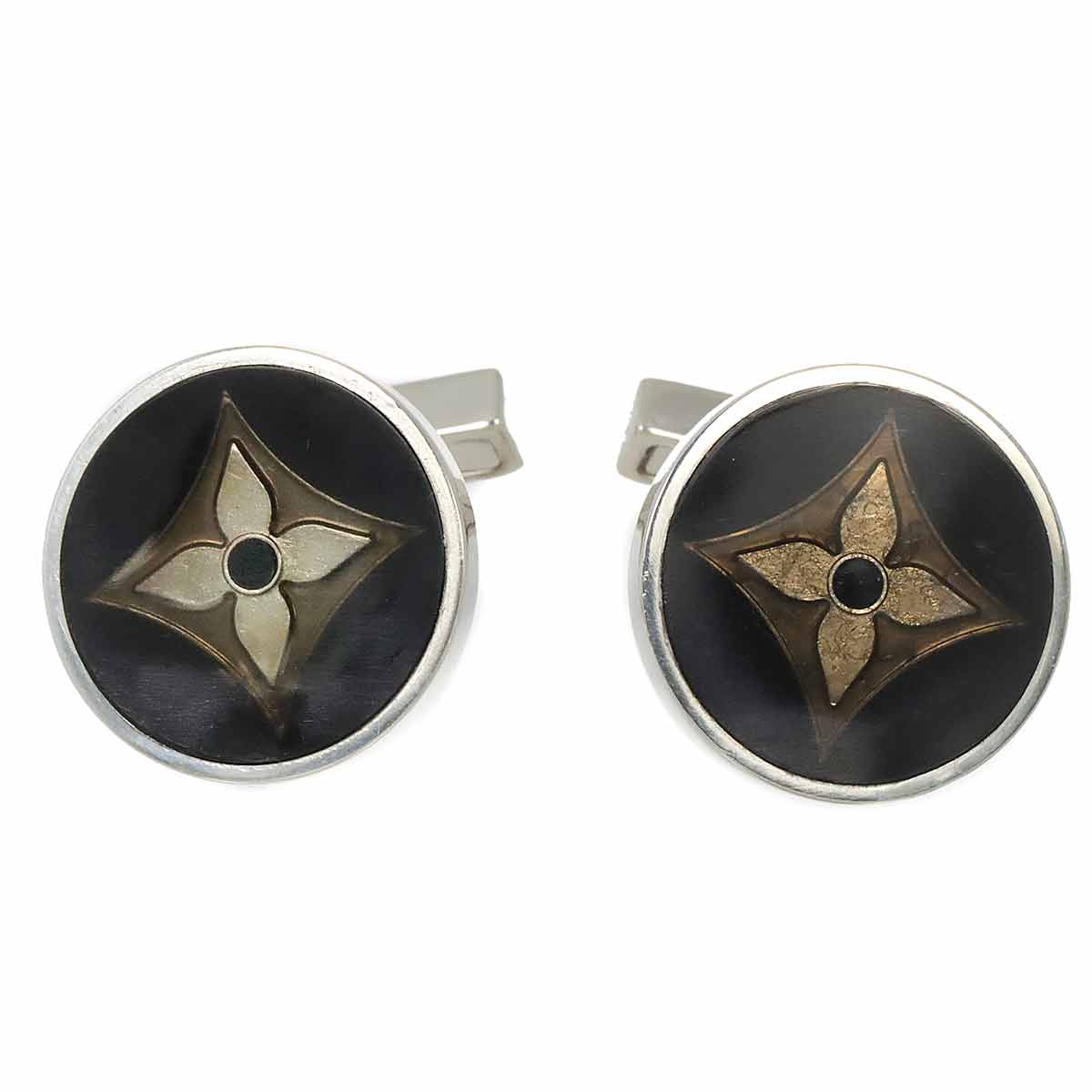 LOUIS VUITTON Cufflinks SV Silver 925