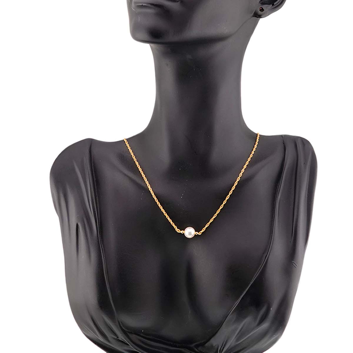 Akoya Pearl 7.2mm Necklace 18K Yellow Gold 750