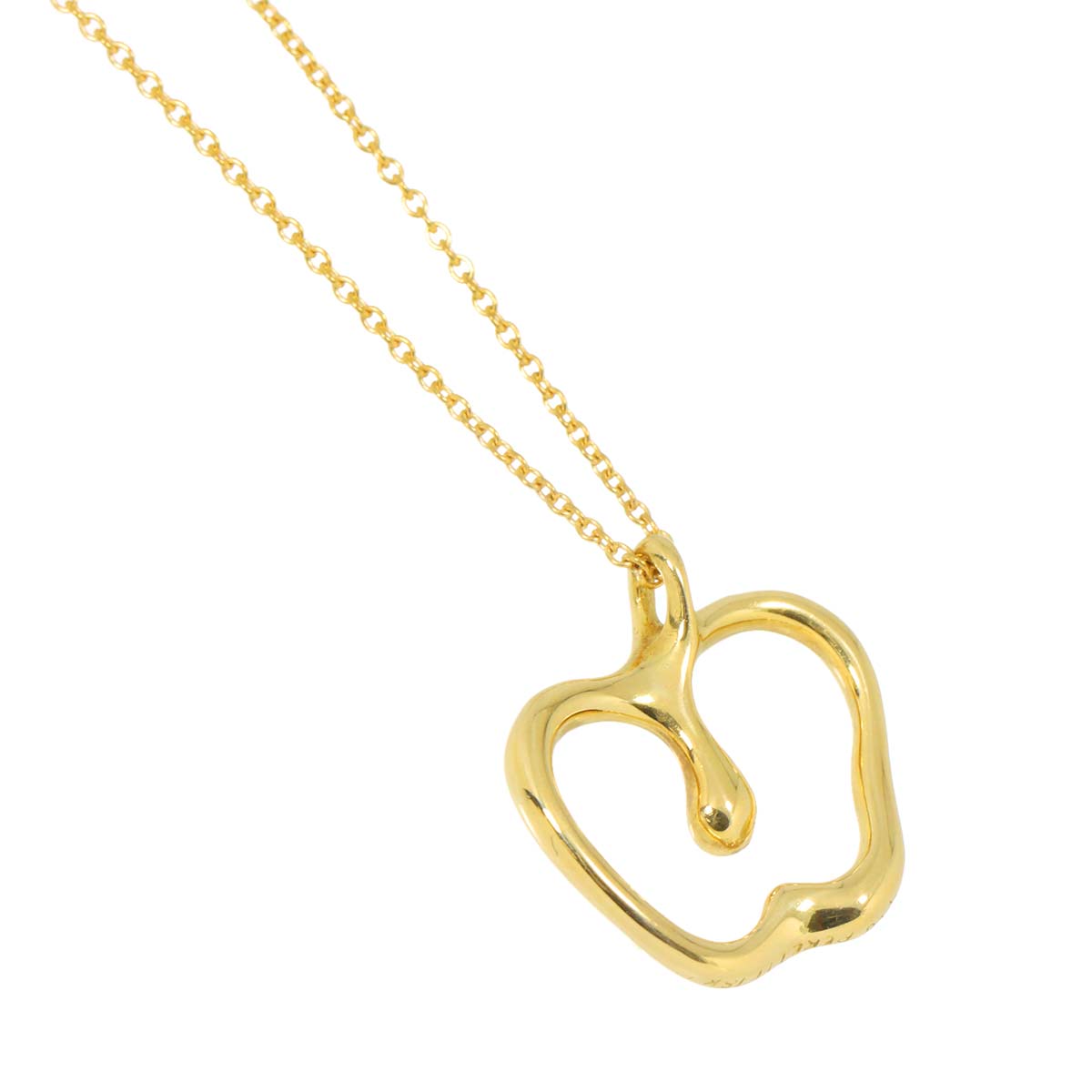 Apple motif Necklace 18K Yellow Gold 750