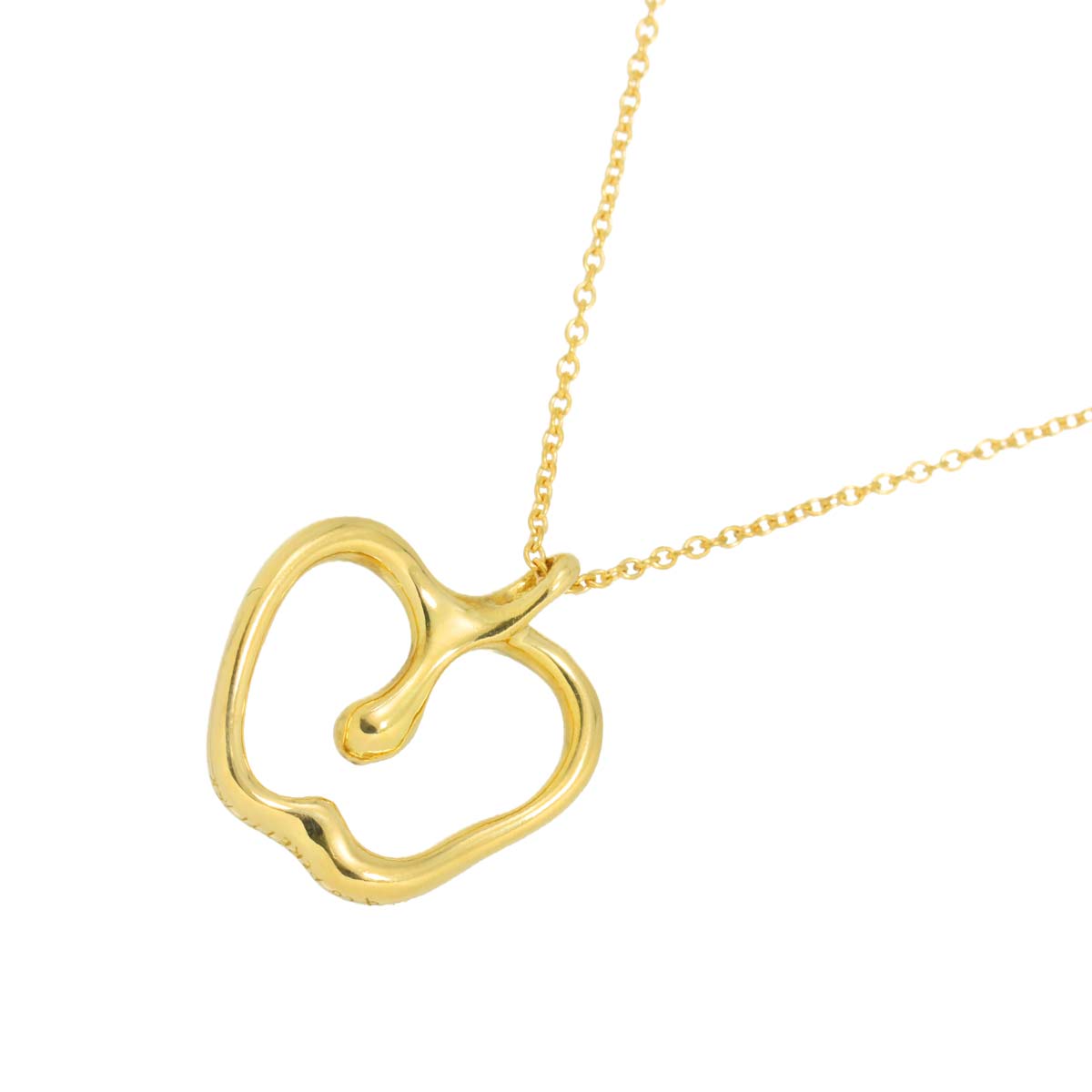 Apple motif Necklace 18K Yellow Gold 750
