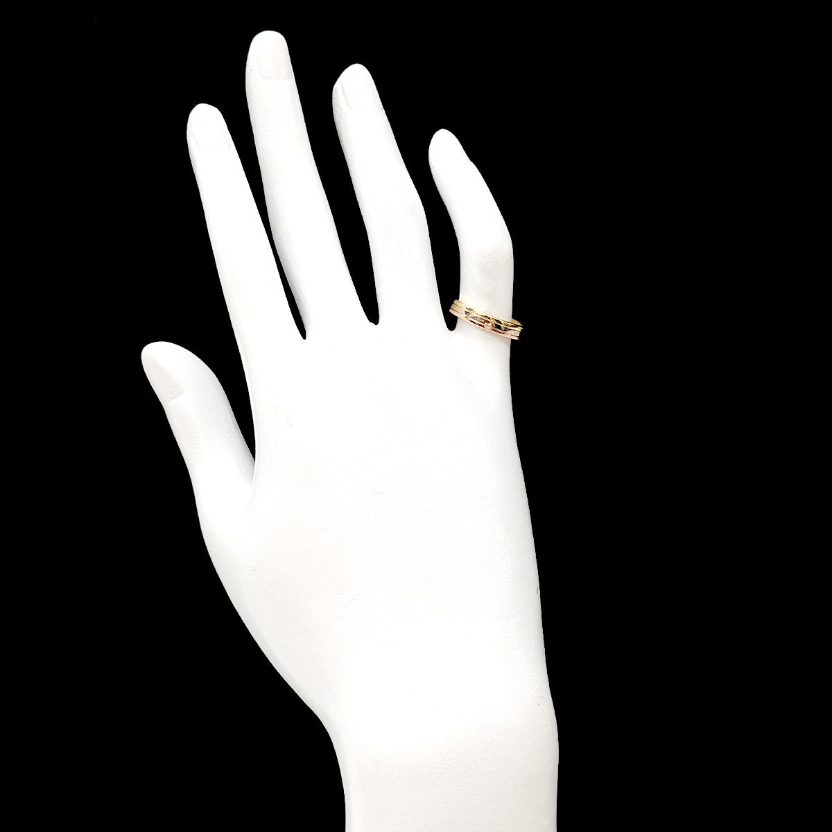 Vendome Ring 18K YG WG PG 750 size52 6(US)