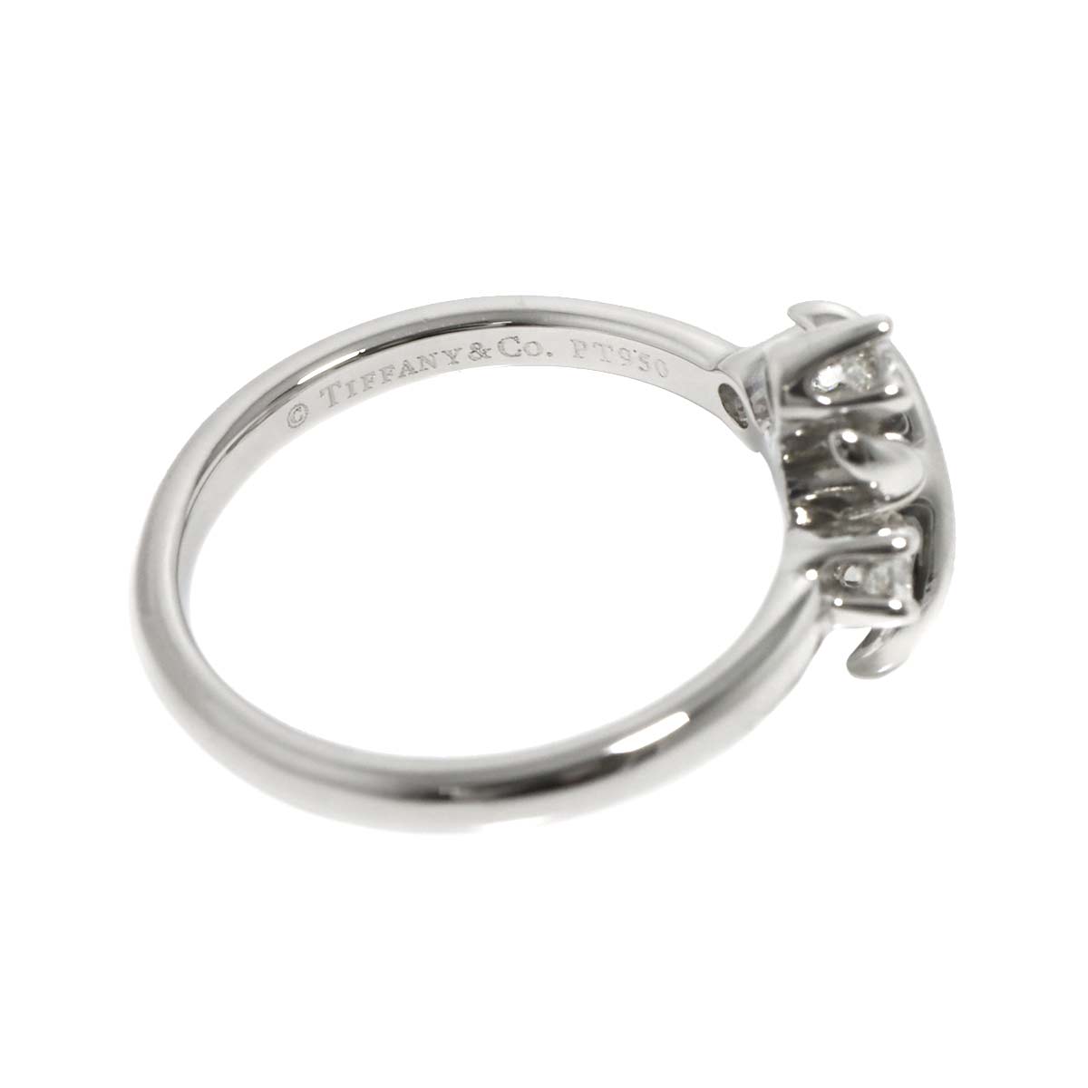 Jean Schlumberger Diamond Ring Pt Platinum Size5.5-5.75(US)